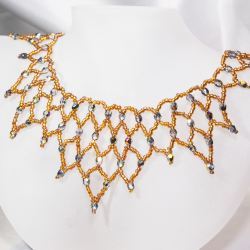 Necklace - Waterfall Oriana - Necklace - Laiton bronze